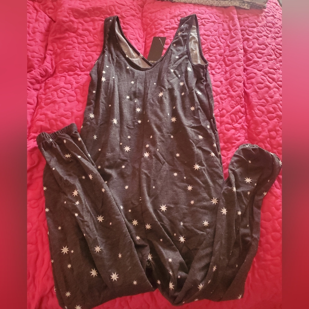 Women's Starry Night Sleepwear Set - Black